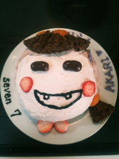 簡単☆バースデーケーキ☆似顔絵-レシピのメイン写真