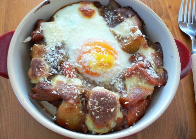 残ったカレーで楽ちんパングラタン by すいーとうさぎ 【クックパッド 