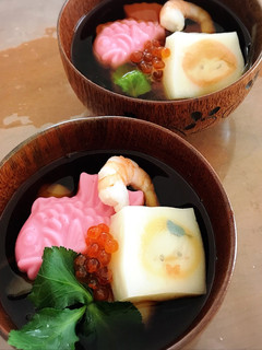 【お雑煮】ツムツムのお餅の絵を残す裏技-レシピのメイン写真