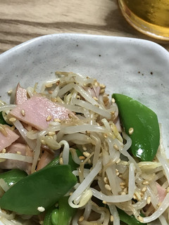 大人の総菜【もやしとハムの中華サラダ】-レシピのメイン写真