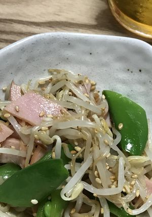 大人の総菜【もやしとハムの中華サラダ】-レシピのメイン写真