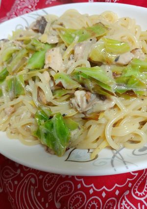 ☆サバの水煮DEレモンクリームパスタ☆-レシピのメイン写真