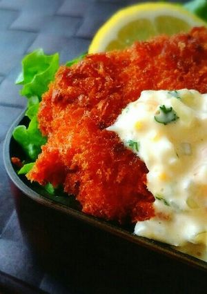 マヨネーズで柔らか♪鶏胸肉のチキンカツ♡-レシピのメイン写真