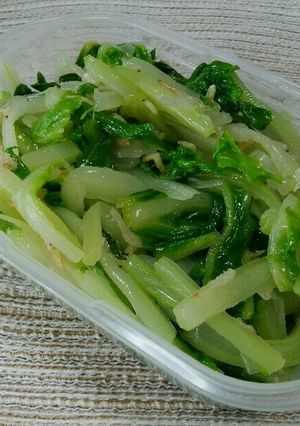 白菜の干しエビ和え【お弁当に、小鉢に】-レシピのメイン写真