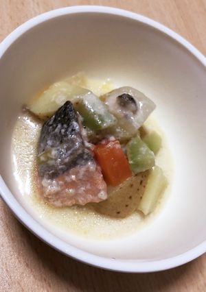 鮭とポテトのミルク煮(子ども向け)QC-レシピのメイン写真