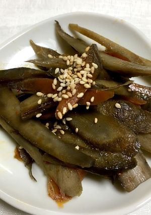 ”甘くない”ピリ辛きんぴらごぼう-レシピのメイン写真