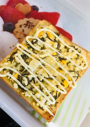 もずく楽部☆簡単もず玉トースト-レシピのメイン写真