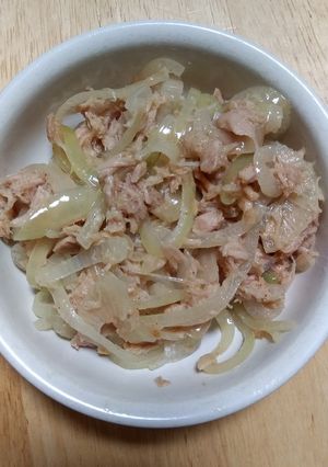 サッと簡単な5分で惣菜♪玉ねぎとツナで-レシピのメイン写真