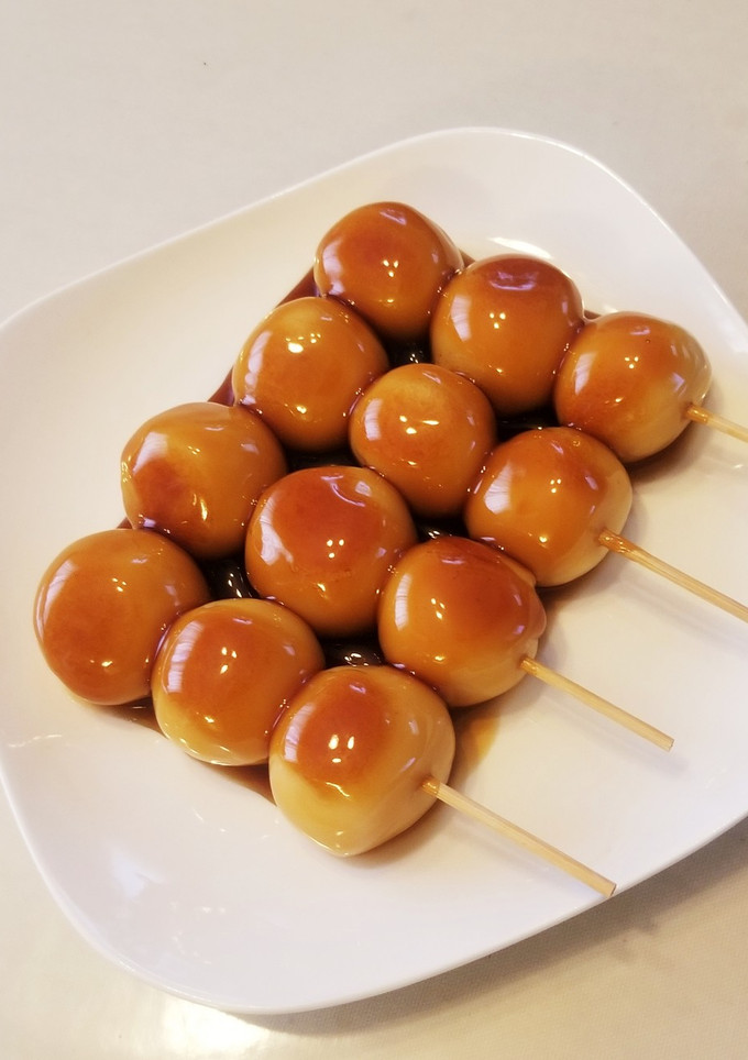 もちもち柔らかみたらし団子♡白玉粉×豆腐-レシピのメイン写真