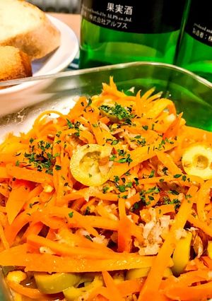 大量消費に♡にんじんとアーモンドのサラダ-レシピのメイン写真