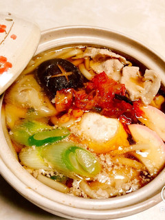 超簡単!切って乗せて煮るだけ鍋焼きうどん-レシピのメイン写真