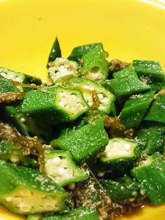 超簡単!オクラととろろこんぶの和え物♪-レシピのメイン写真