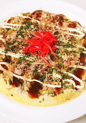 おつまみにも！もやしたっぷりお好み焼き-レシピのメイン写真