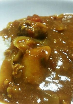 市販のルーを使って肉団子カレー-レシピのメイン写真