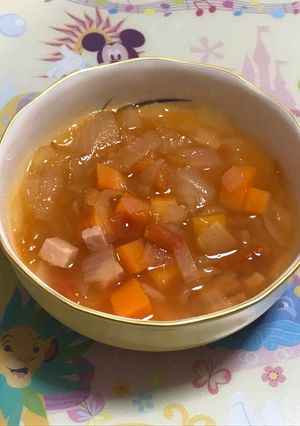トマトの野菜スープ ホットクック利用-レシピのメイン写真