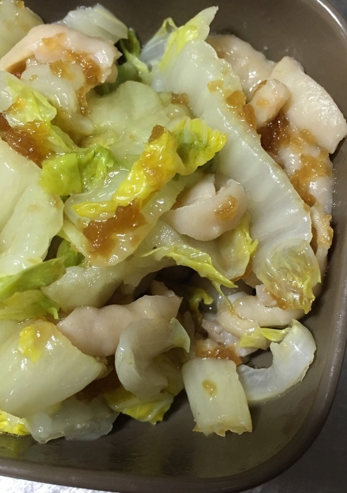白菜と鶏皮のおろしポン酢かけ-レシピのメイン写真