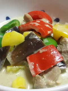 タイ風グリーンカレー 【母の味】-レシピのメイン写真