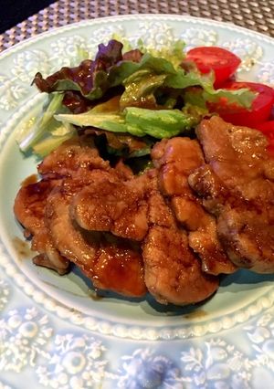 簡単適当♡豚肉のバルサミコソテー-レシピのメイン写真