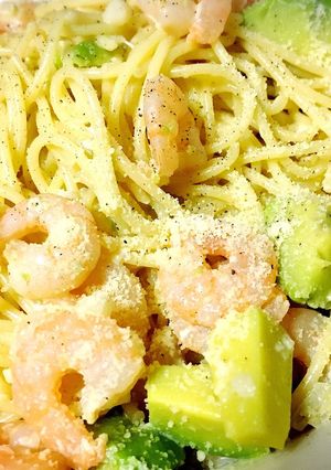 エビとアボカドのクリームパスタ-レシピのメイン写真