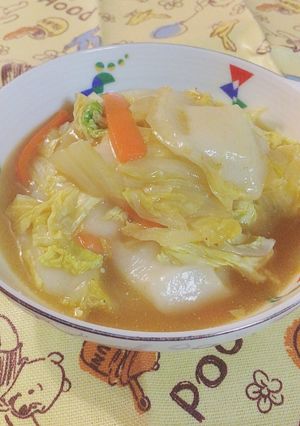 簡単～っ✤白菜と切り餅の和風カレー蒸し✤-レシピのメイン写真