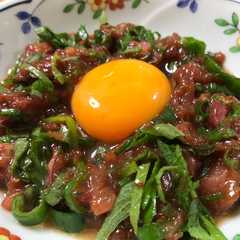 รูปของ マグロのユッケ