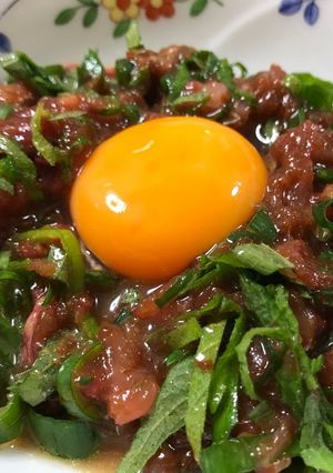 マグロのユッケ-レシピのメイン写真