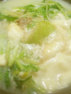 豆腐から作るとろとろ豆乳鍋-レシピのメイン写真