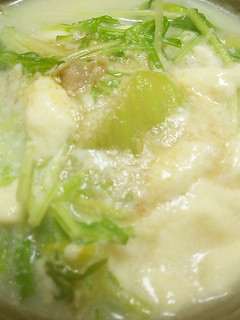 豆腐から作るとろとろ豆乳鍋-レシピのメイン写真