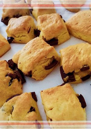 HMと生クリームの簡単チョコスコーン-レシピのメイン写真