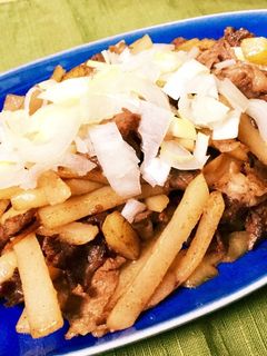 牛薄切り肉とじゃがいものコクうま炒め-レシピのメイン写真