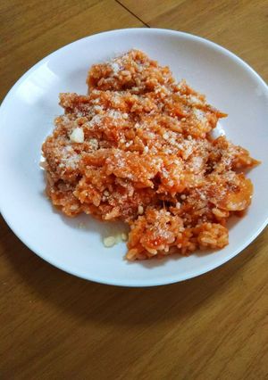 ツナとトマトのチーズリゾット-レシピのメイン写真
