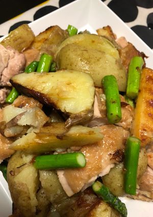 味付けは塩だけ！洋風鳥肉ジャガイモ煮-レシピのメイン写真