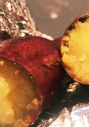 オーブントースター17分で本格石焼き芋-レシピのメイン写真