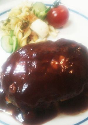 チーズとコーンのハンバーグ☆-レシピのメイン写真
