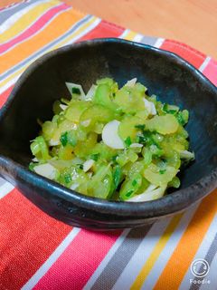 ごま油香る!いかくんとセロリの和え物-レシピのメイン写真
