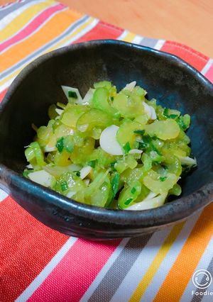 ごま油香る！いかくんとセロリの和え物-レシピのメイン写真