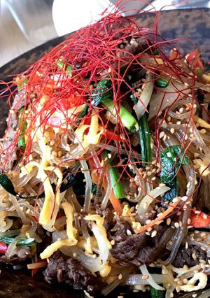 手間だけど美味い！韓国春雨のチャプチェ-レシピのメイン写真