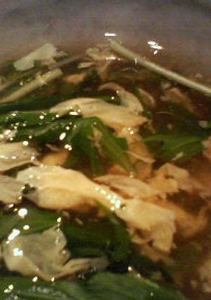 シャキシャキ水菜のあったか汁-レシピのメイン写真