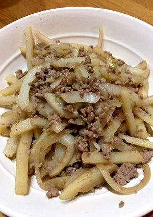 【すぐ出来る！】コンソメジャガそぼろ-レシピのメイン写真