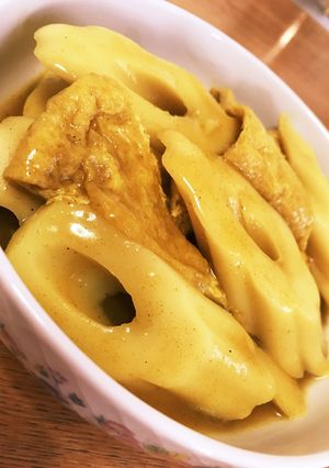 とろりん美味☆ちくわぶと油揚げのカレー煮-レシピのメイン写真