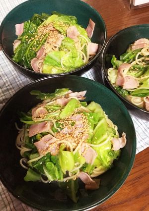 春キャベツのスープスパゲティ♪-レシピのメイン写真