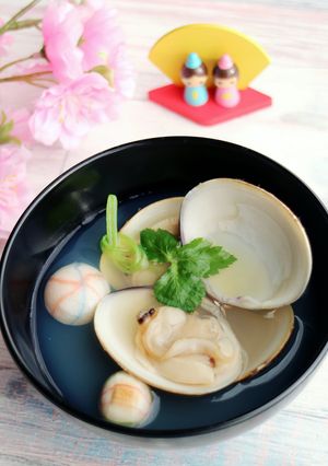 ❀ひな祭り❀はまぐりのお吸い物-レシピのメイン写真