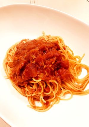 簡単！トマトとツナのパスタ-レシピのメイン写真
