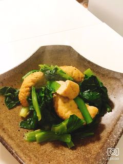 小松菜とがんもどきの煮物♬-レシピのメイン写真