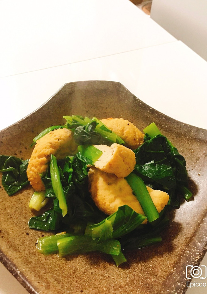 小松菜とがんもどきの煮物♬-レシピのメイン写真