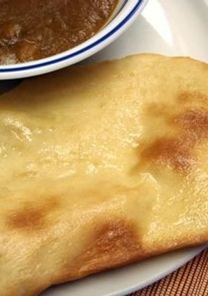 捏ねないパン★ふっくらもっちりナン-レシピのメイン写真