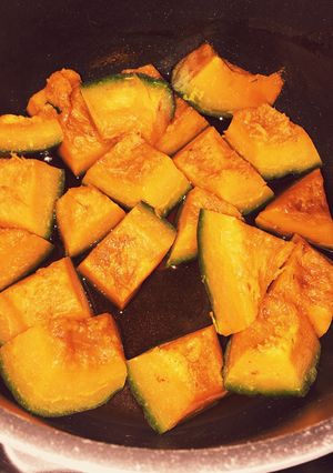 超簡単！かぼちゃの煮物-レシピのメイン写真