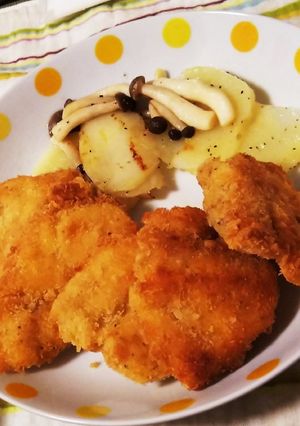 茹で鶏で作るチキンカツ-レシピのメイン写真