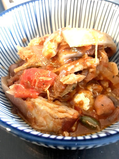 鯖とサクサク蓮根のトマト煮-レシピのメイン写真