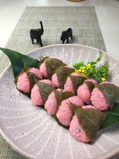 もち米deさくら餅-レシピのメイン写真